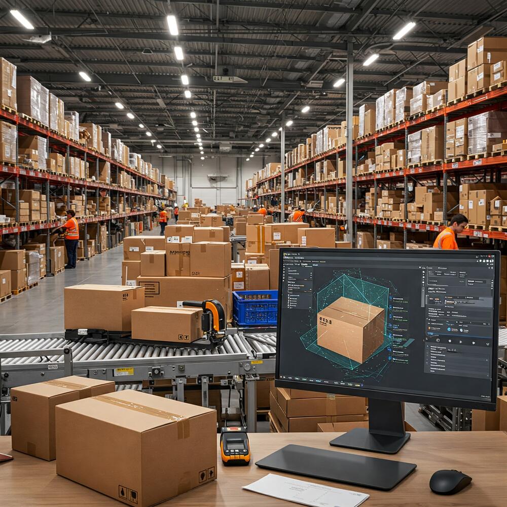 Warehouse optimization with 3D bin packing software
